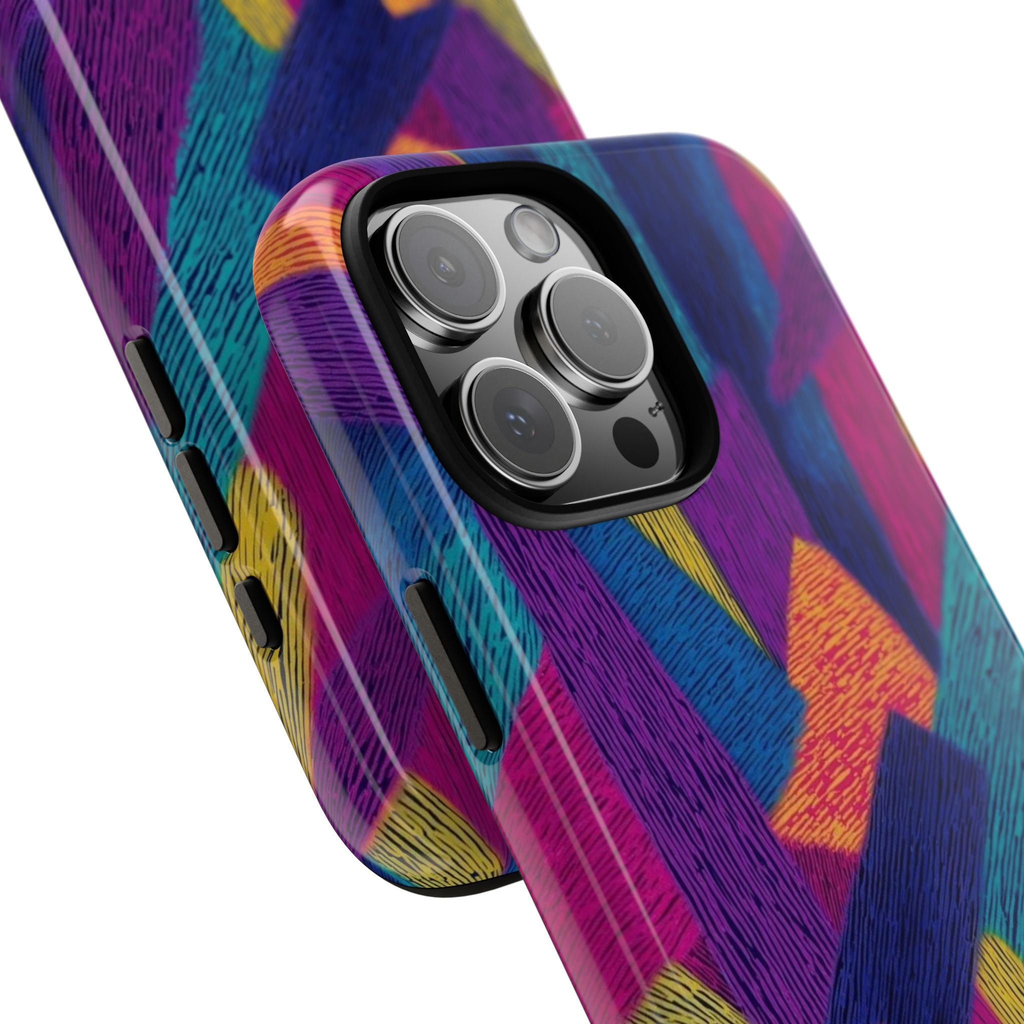 Personalized Colorful Abstract Phone Case — Custom 'your name' Design