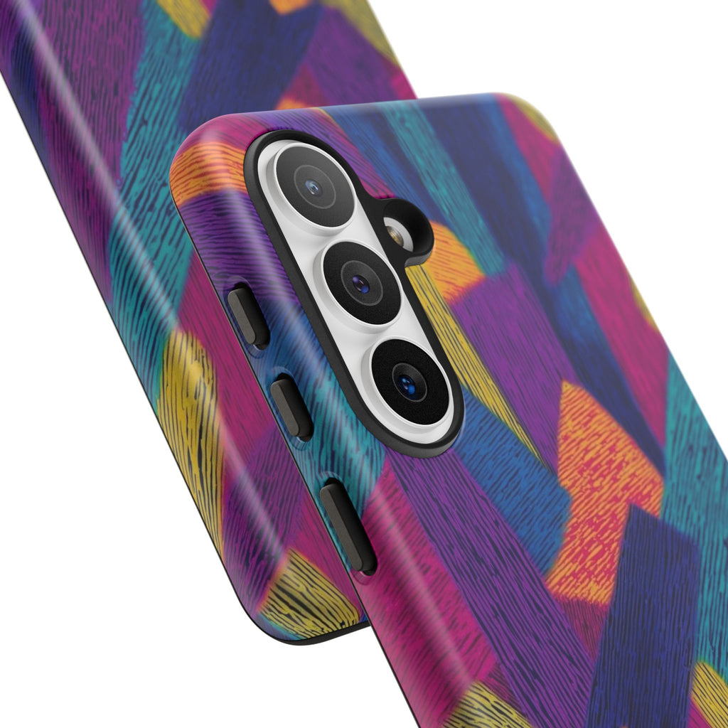 Personalized Colorful Abstract Phone Case — Custom 'your name' Design