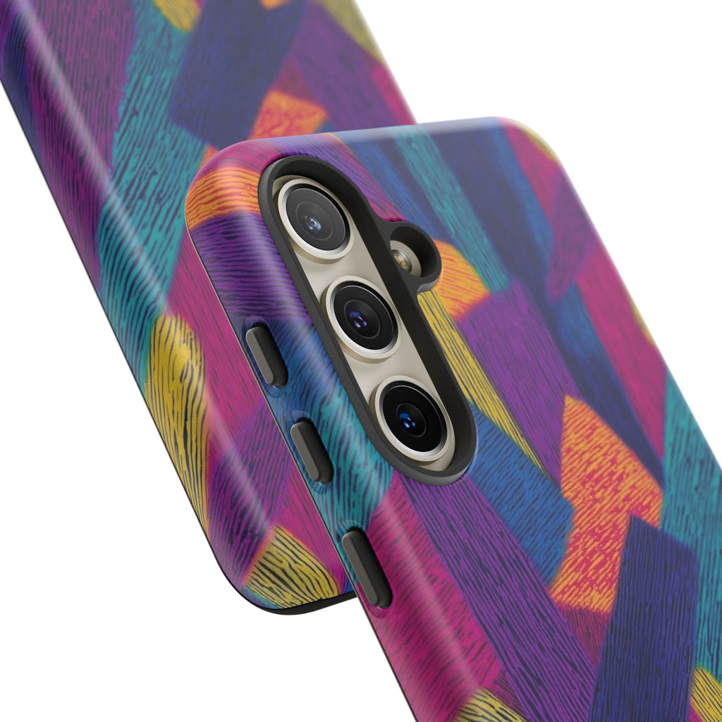 Personalized Colorful Abstract Phone Case — Custom 'your name' Design