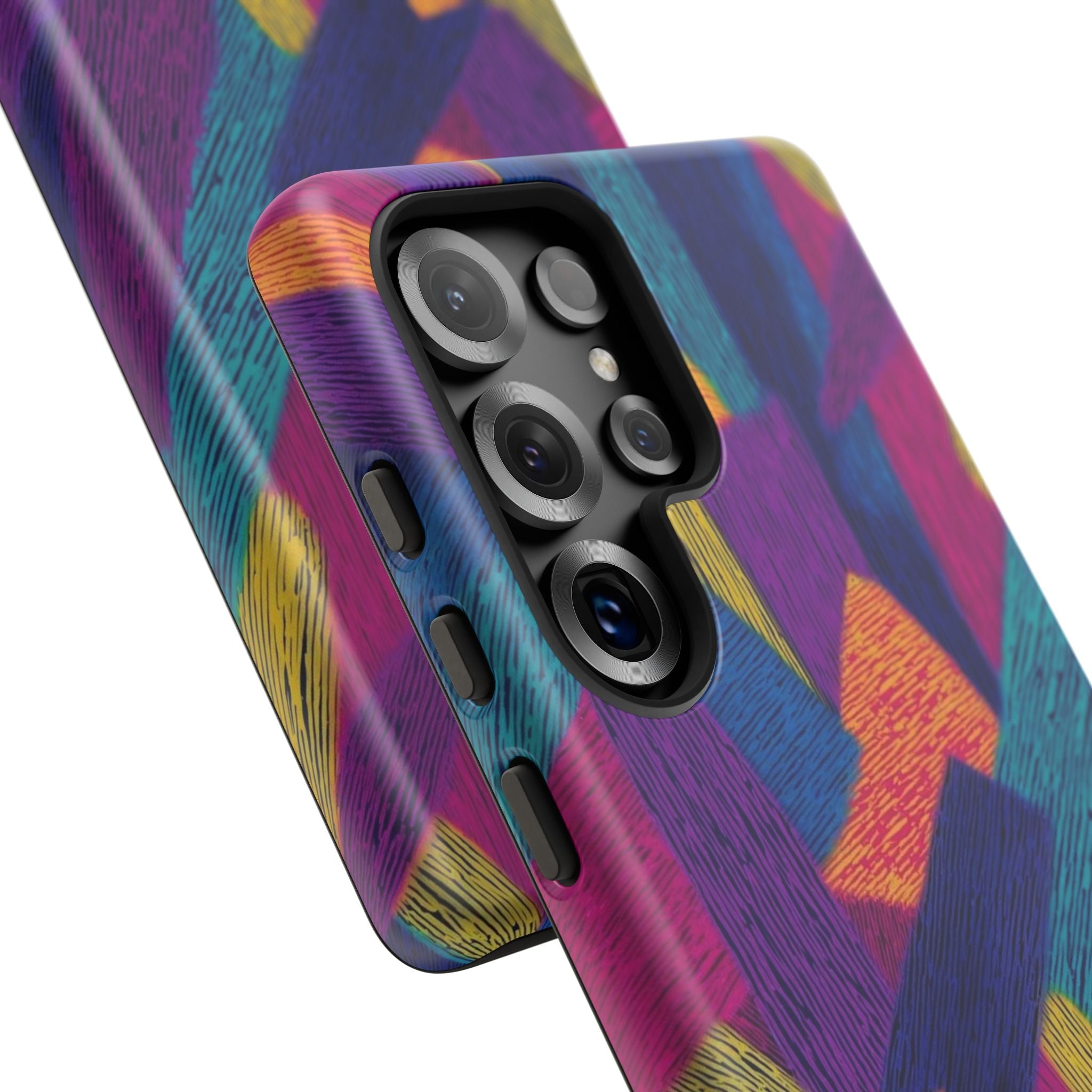 Personalized Colorful Abstract Phone Case — Custom 'your name' Design
