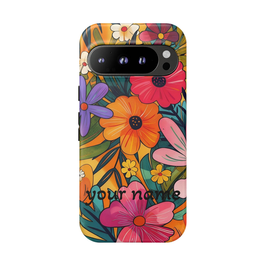 Floral Phone Case — Personalized Bright Garden Design