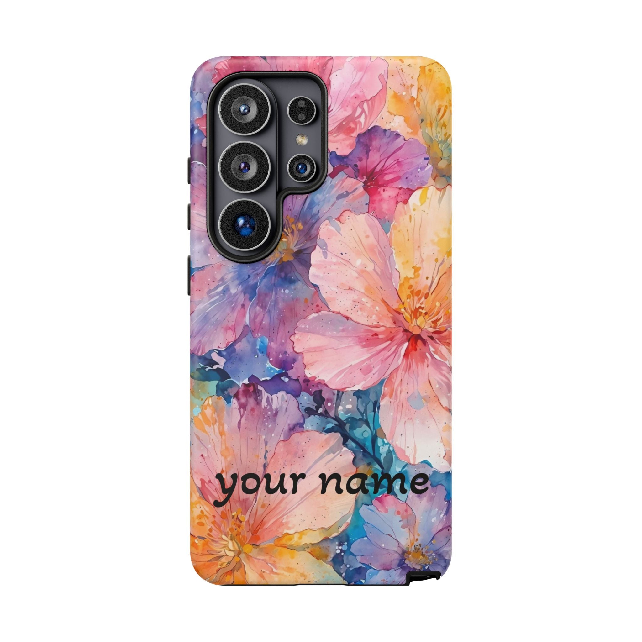 beautiful flowers Phone Case — Custom “Your name”