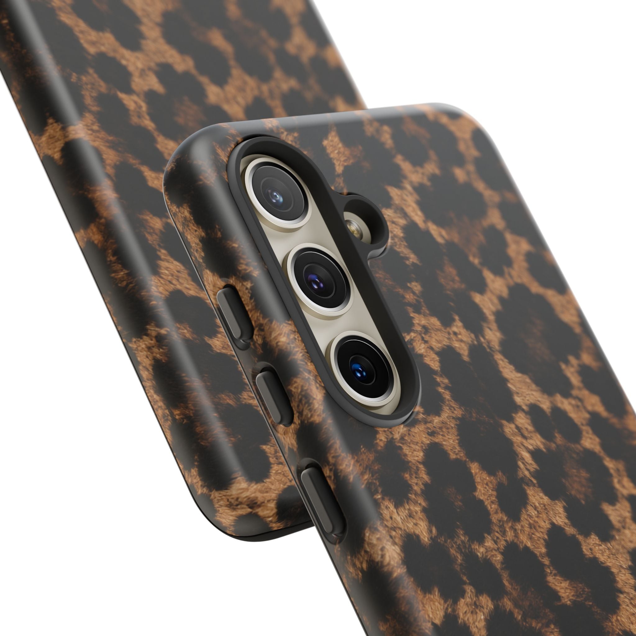 Leopard Print Phone Case — Personalized "your name" Monogram Tough Case