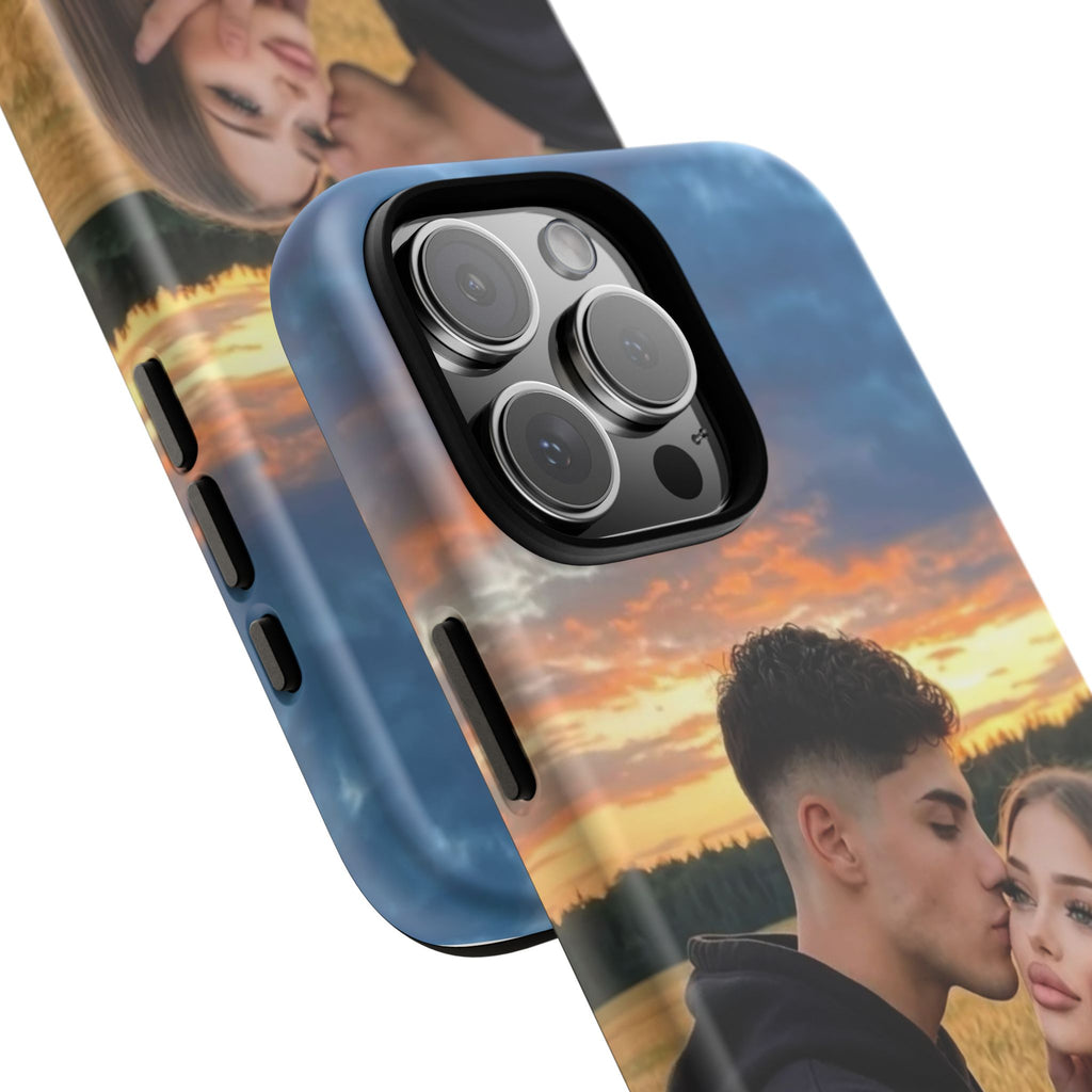 Personalized Photo Phone Case — Custom Couple Name & Date