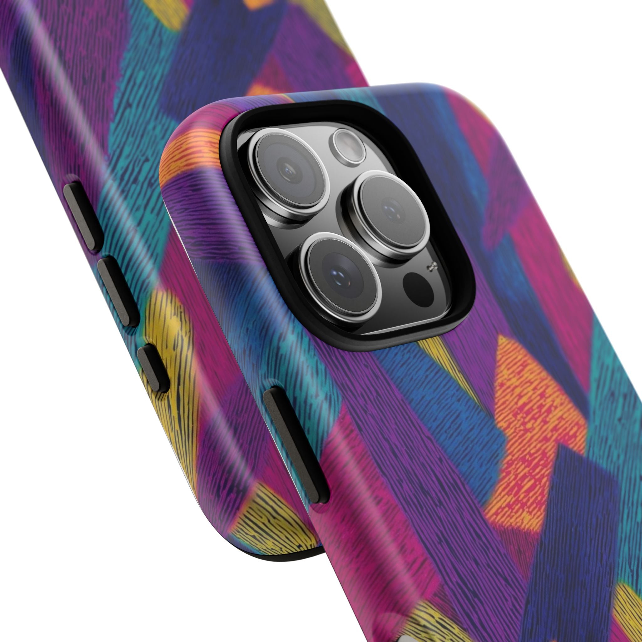Personalized Colorful Abstract Phone Case — Custom 'your name' Design