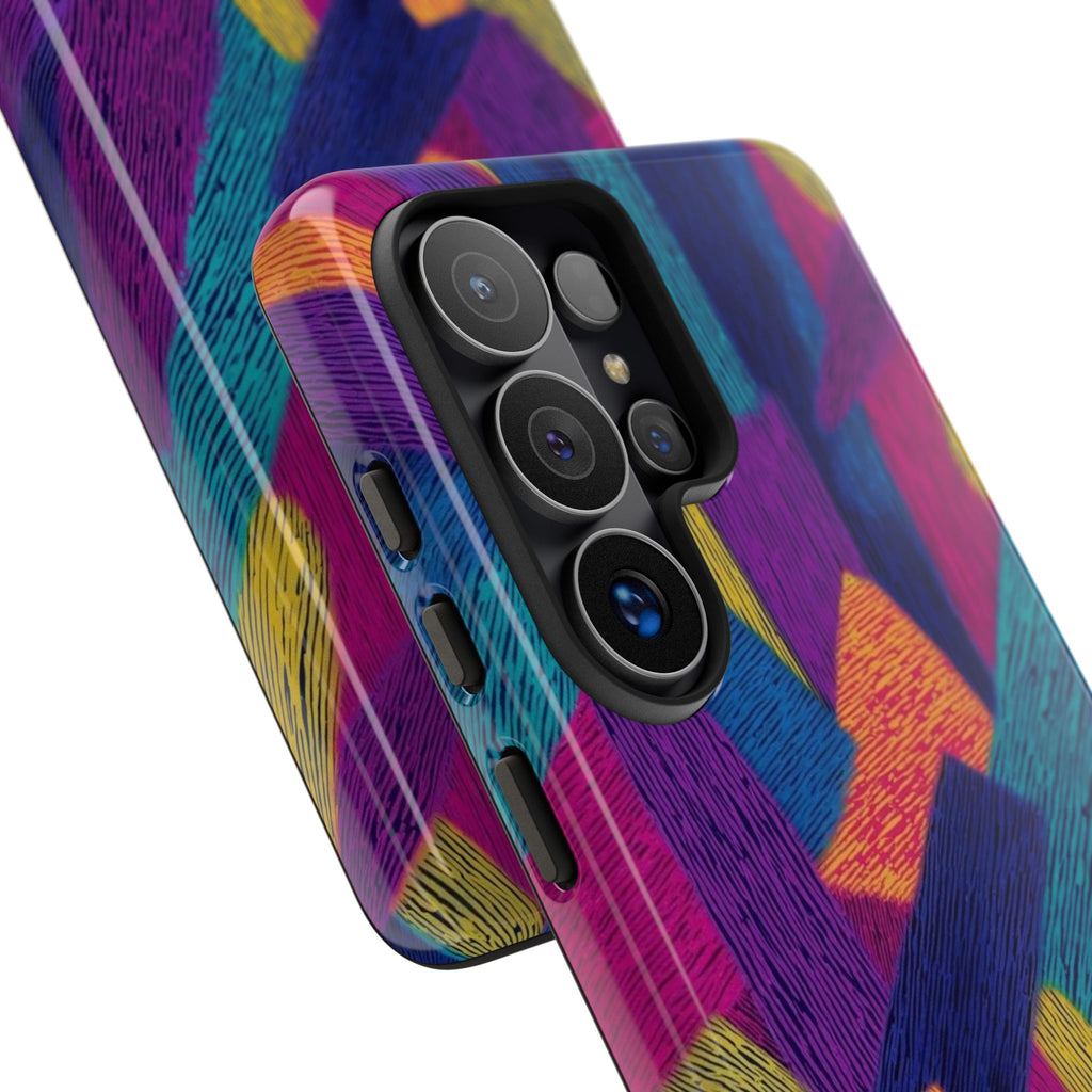 Personalized Colorful Abstract Phone Case — Custom 'your name' Design