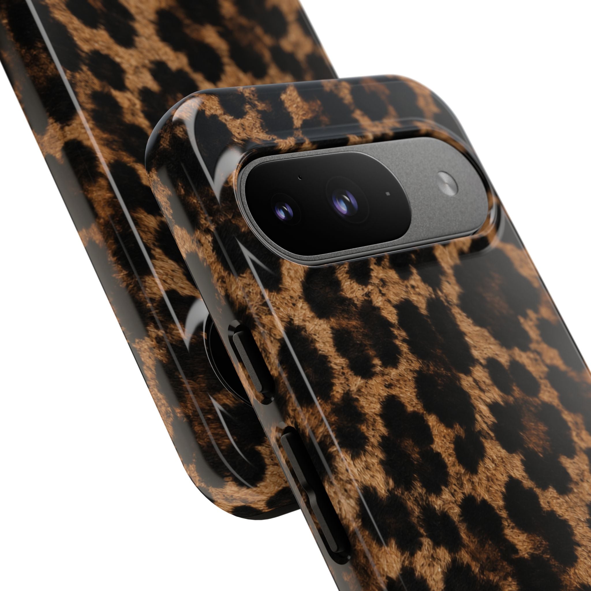 Leopard Print Phone Case — Personalized "your name" Monogram Tough Case
