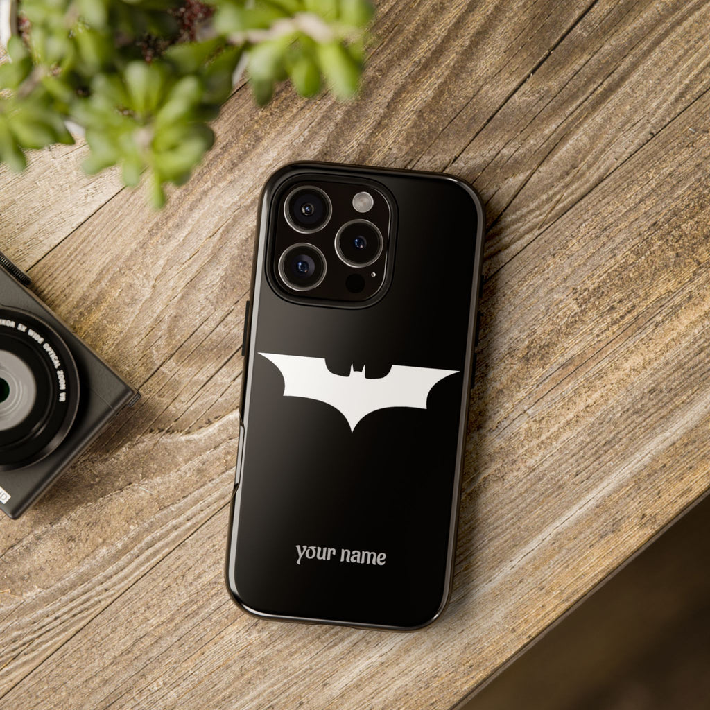 Phone Case — Personalized Bat Logo Tough Protective Case