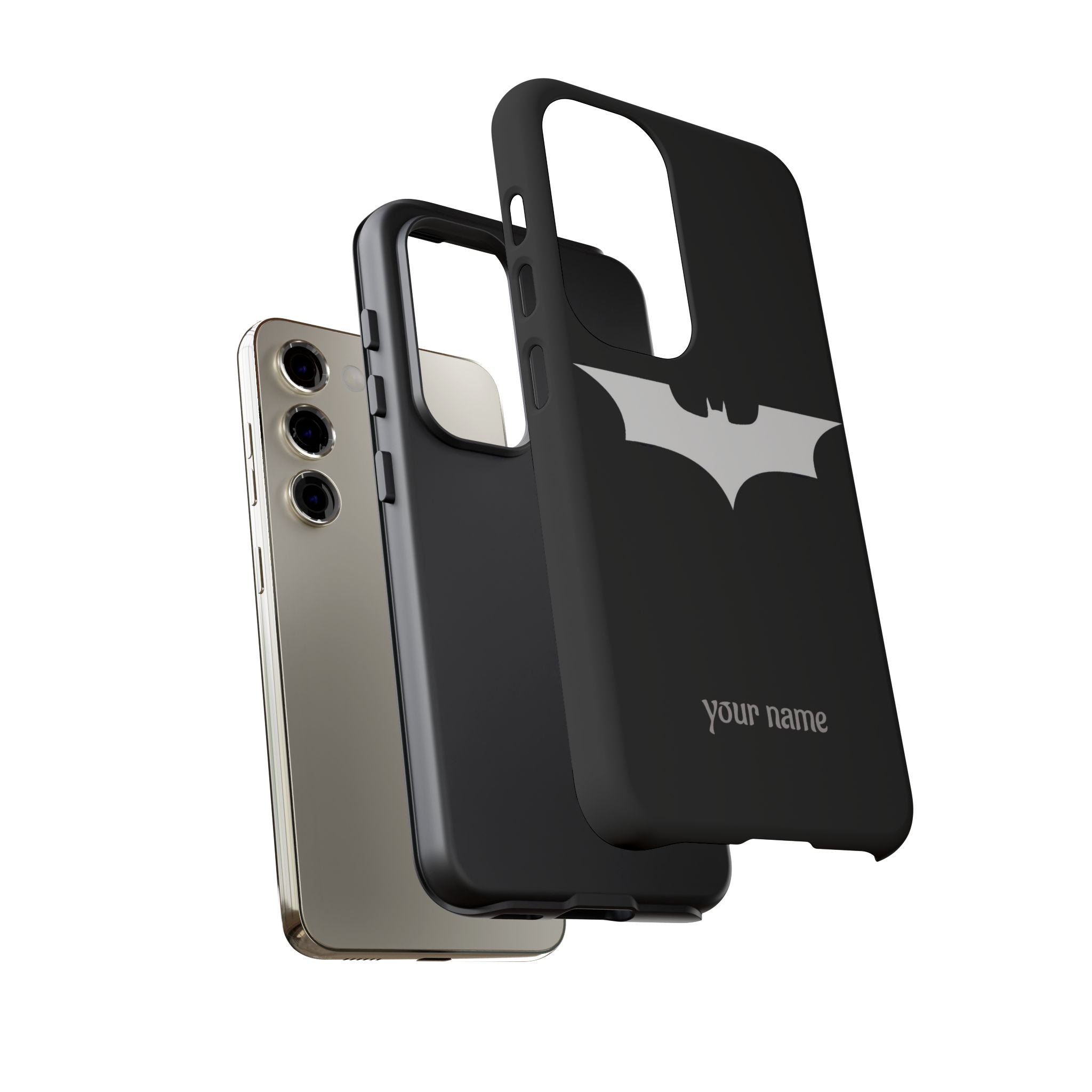 Phone Case — Personalized Bat Logo Tough Protective Case