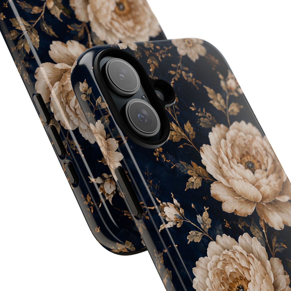 Floral Phone Case — Personalized Vintage Rose Protective Case