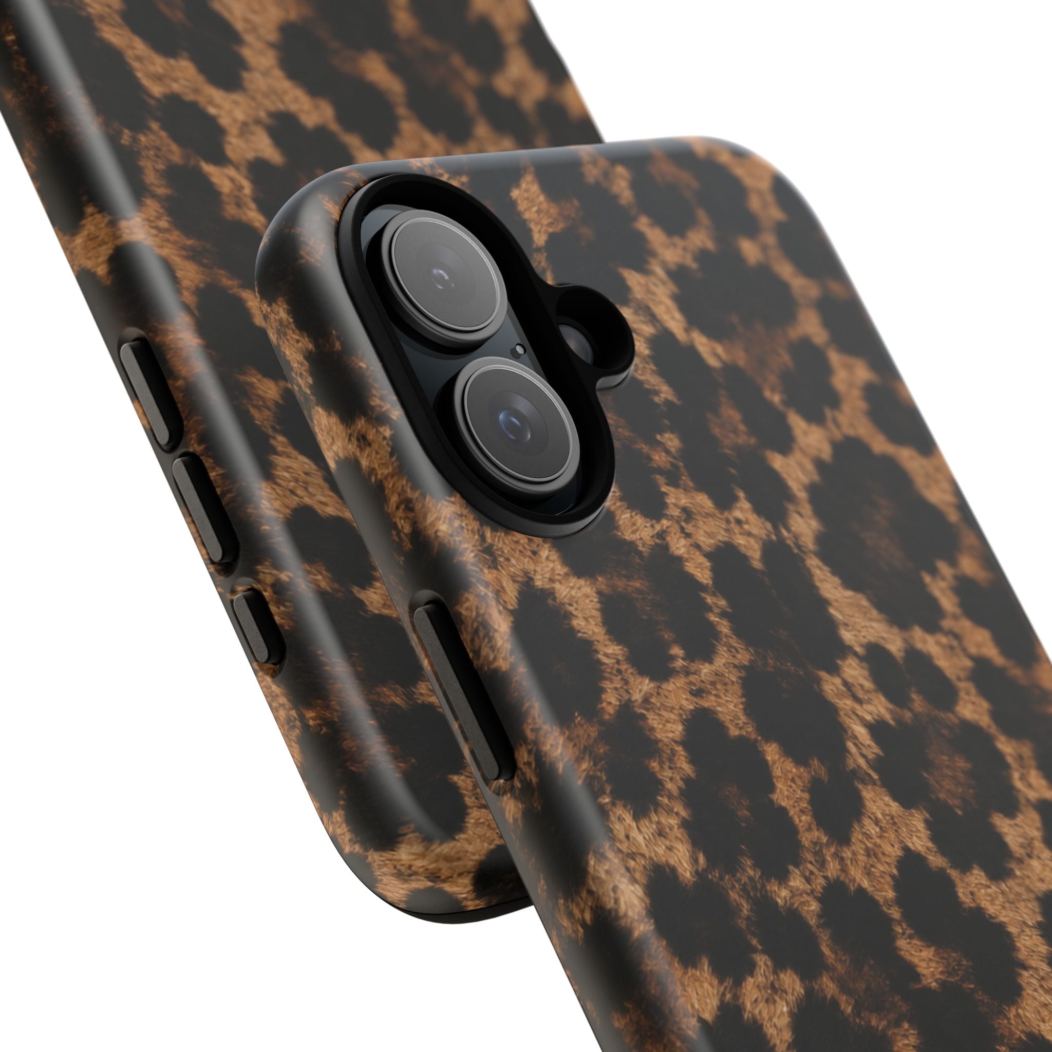 Leopard Print Phone Case — Personalized "your name" Monogram Tough Case