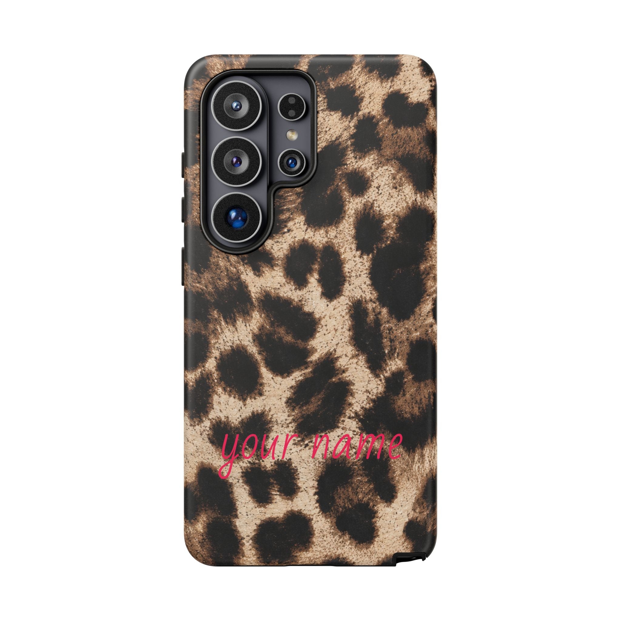 Leopard Print Personalized Phone Case
