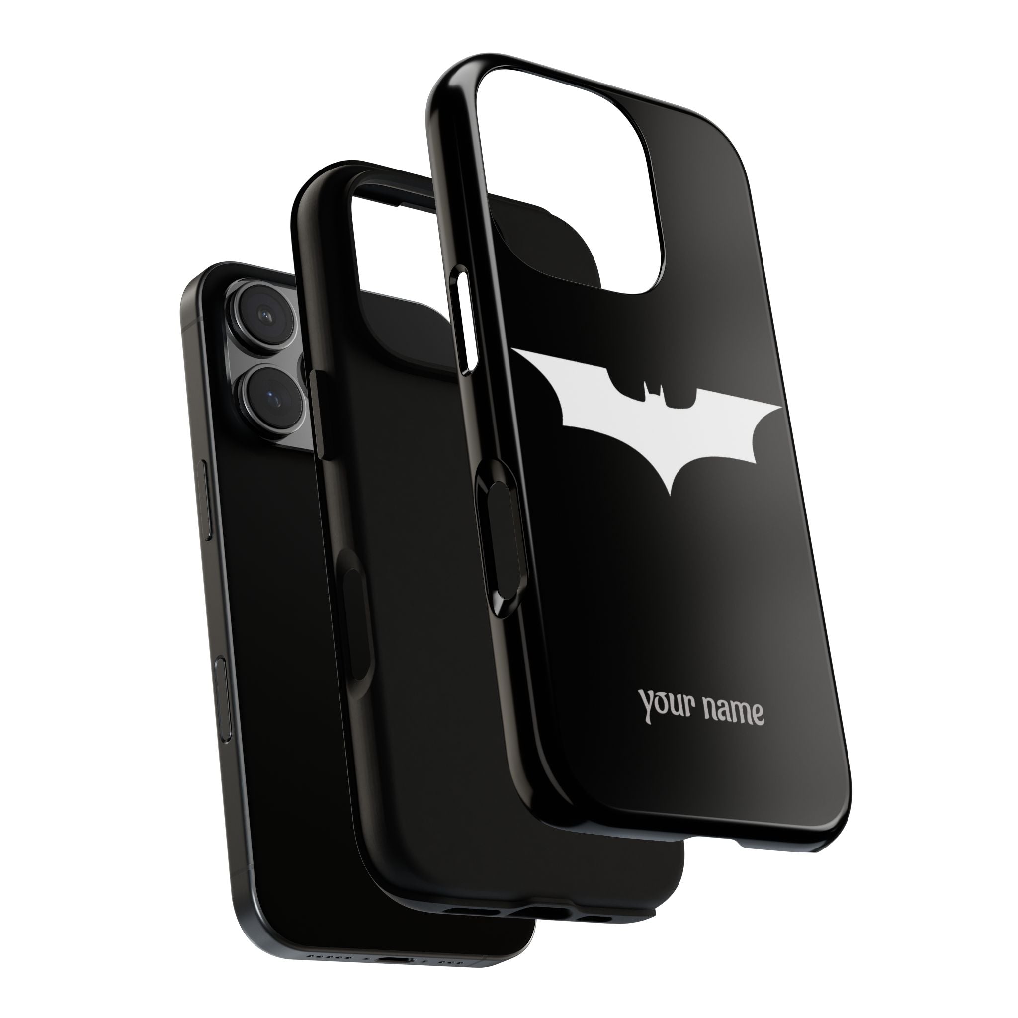 Phone Case — Personalized Bat Logo Tough Protective Case