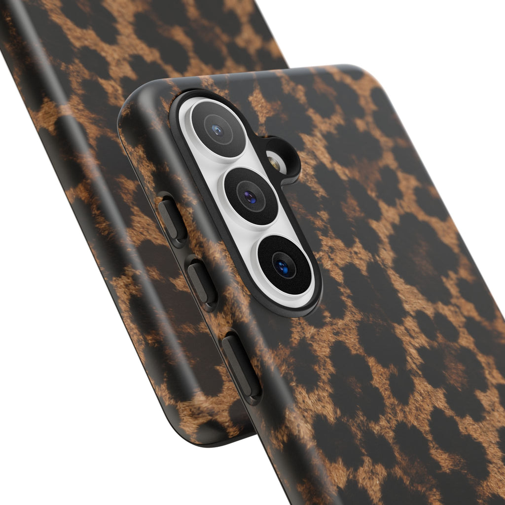 Leopard Print Phone Case — Personalized "your name" Monogram Tough Case