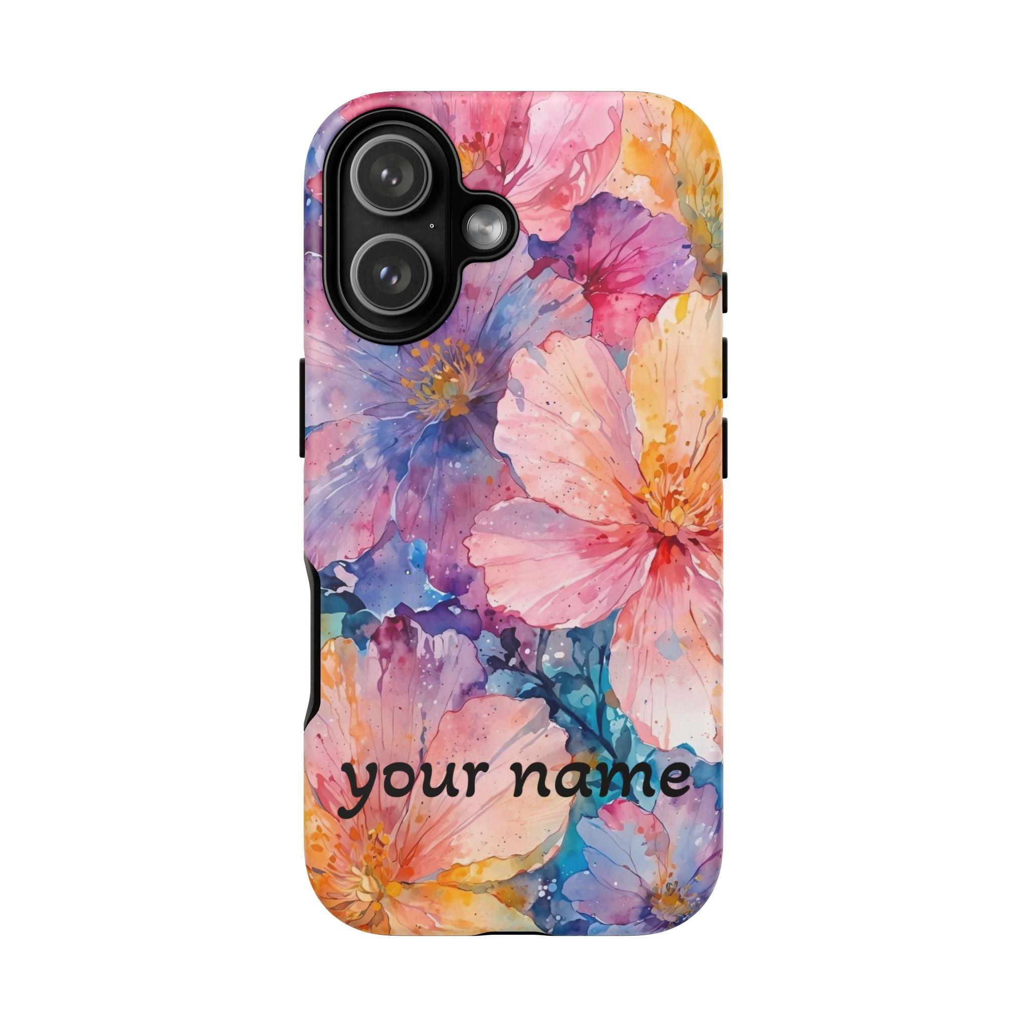 beautiful flowers Phone Case — Custom “Your name”