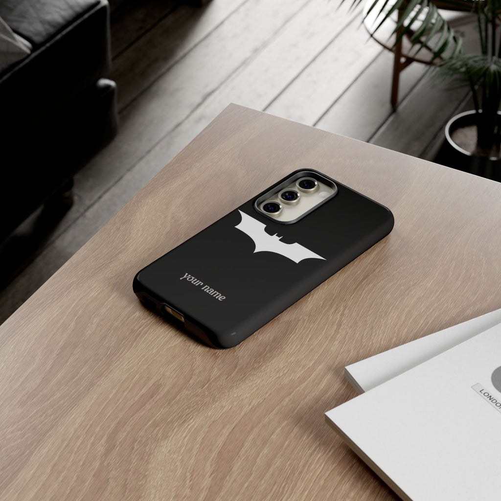 Phone Case — Personalized Bat Logo Tough Protective Case