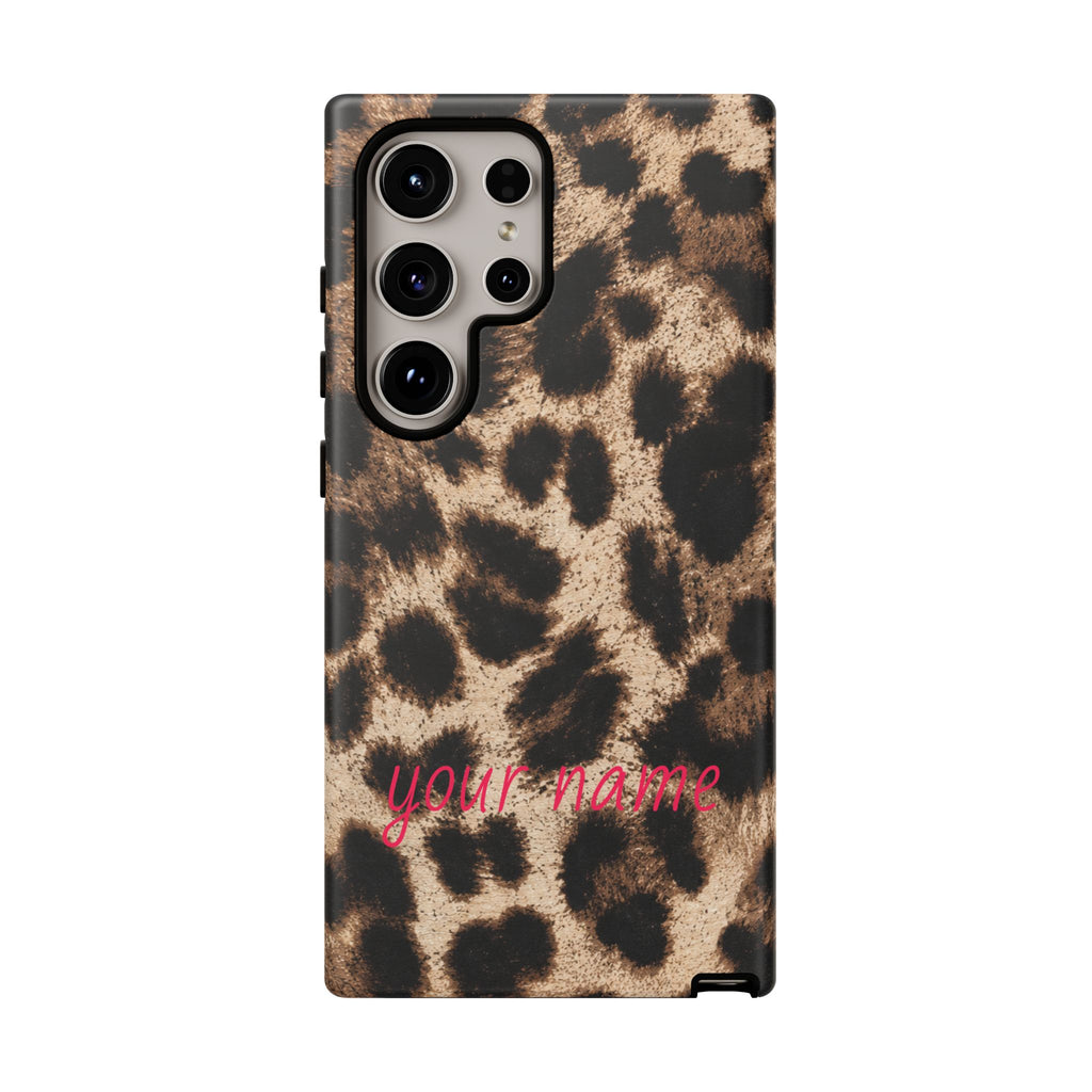 Leopard Print Personalized Phone Case