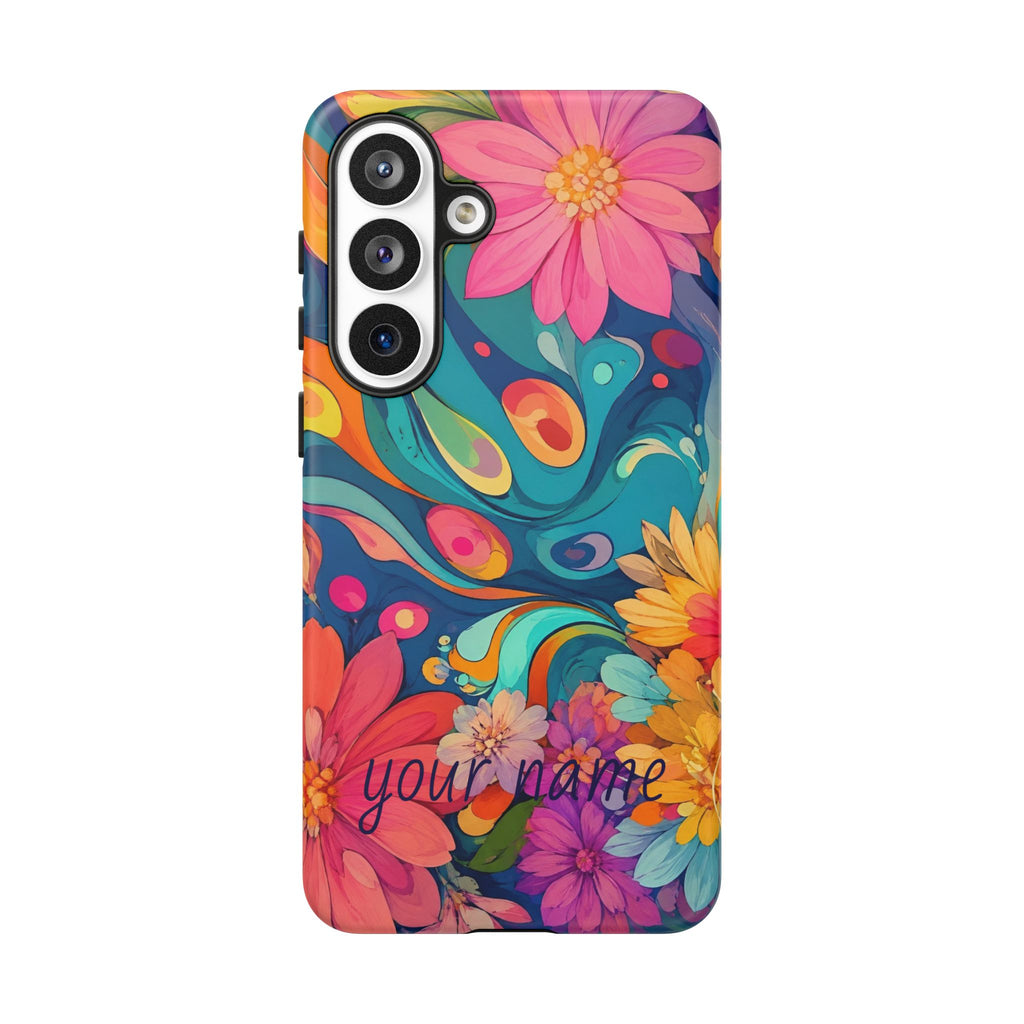 Floral Phone Case — Personalized  Custom “Your name”