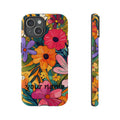 Floral Phone Case — Personalized Bright Garden Design