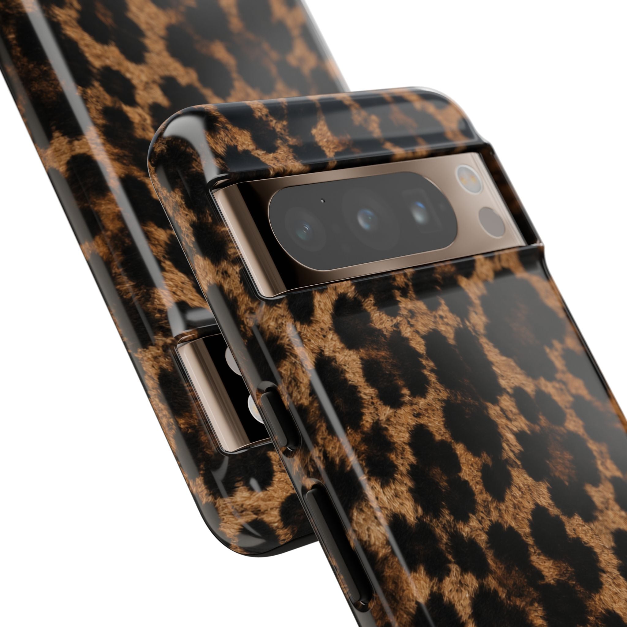 Leopard Print Phone Case — Personalized "your name" Monogram Tough Case