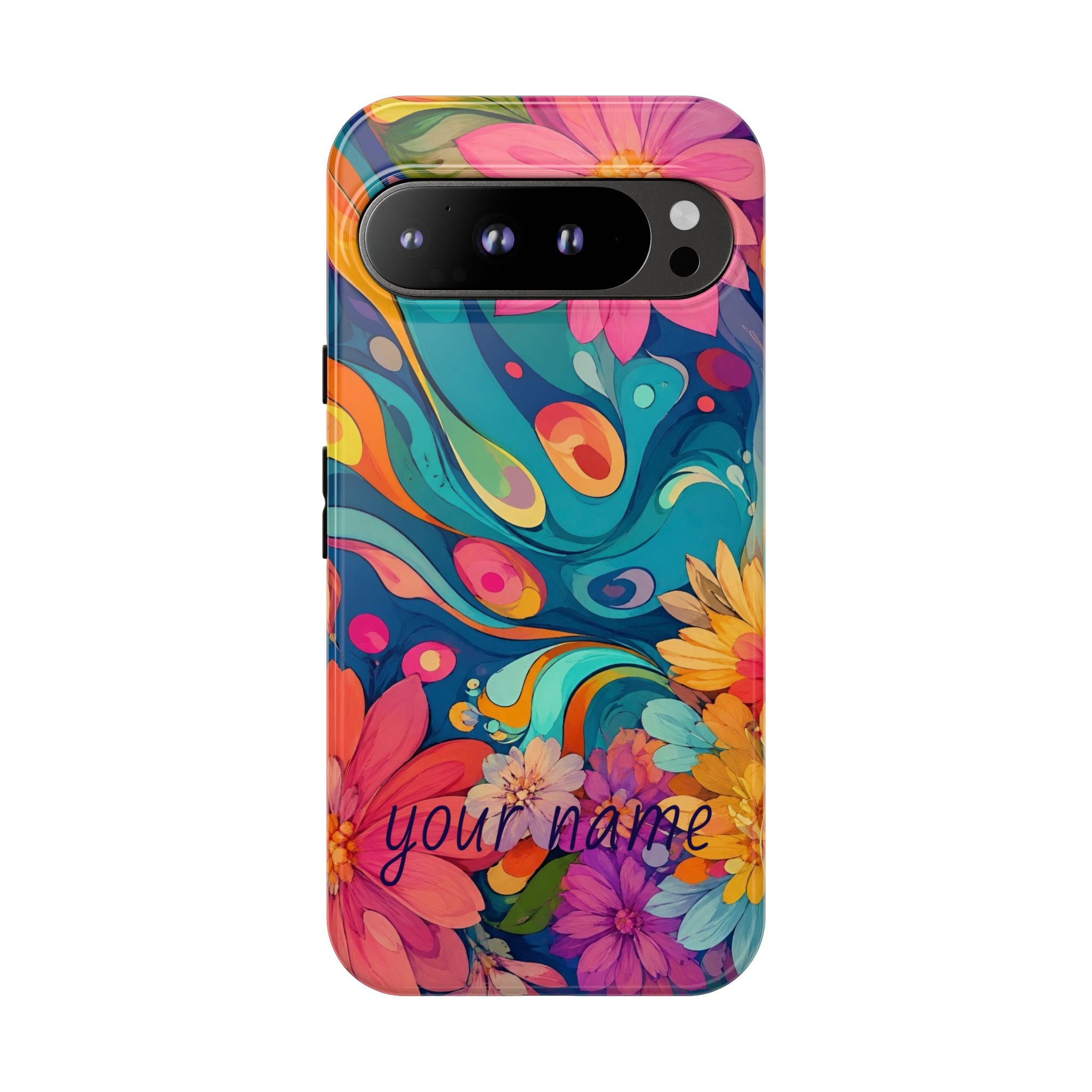 Floral Phone Case — Personalized  Custom “Your name”