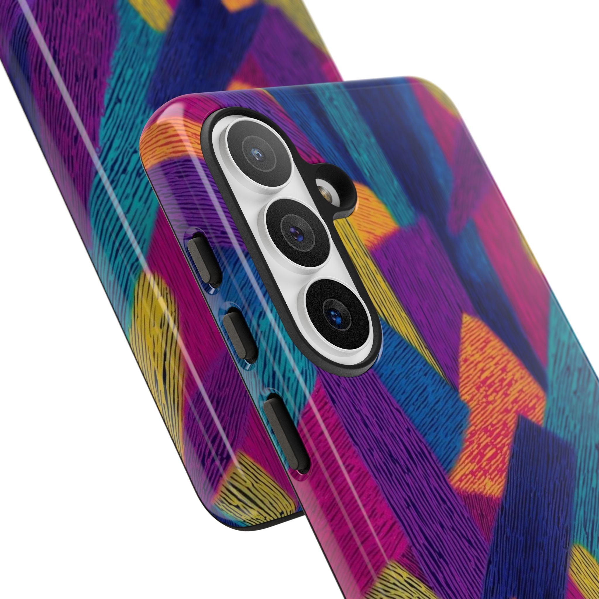 Personalized Colorful Abstract Phone Case — Custom 'your name' Design