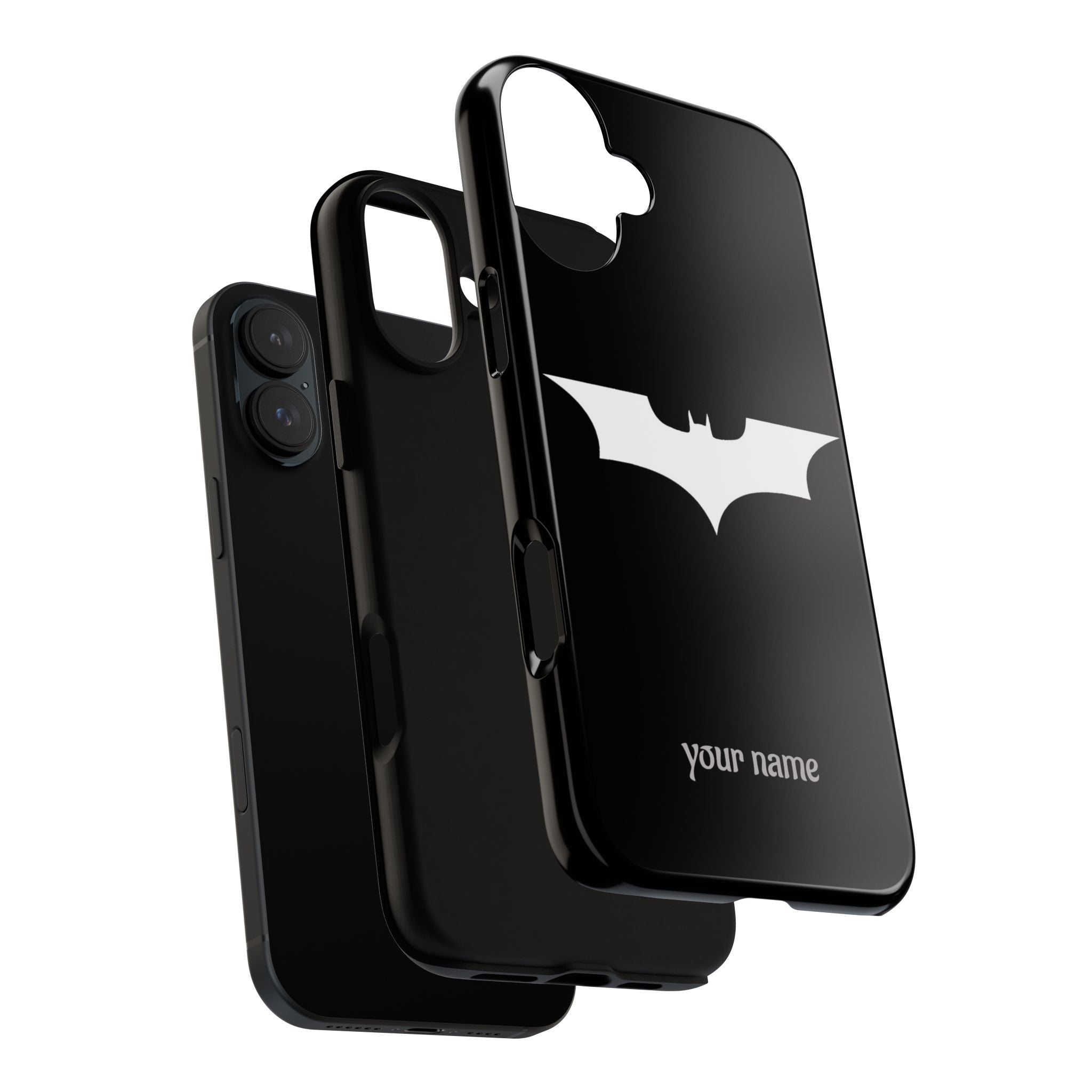 Phone Case — Personalized Bat Logo Tough Protective Case