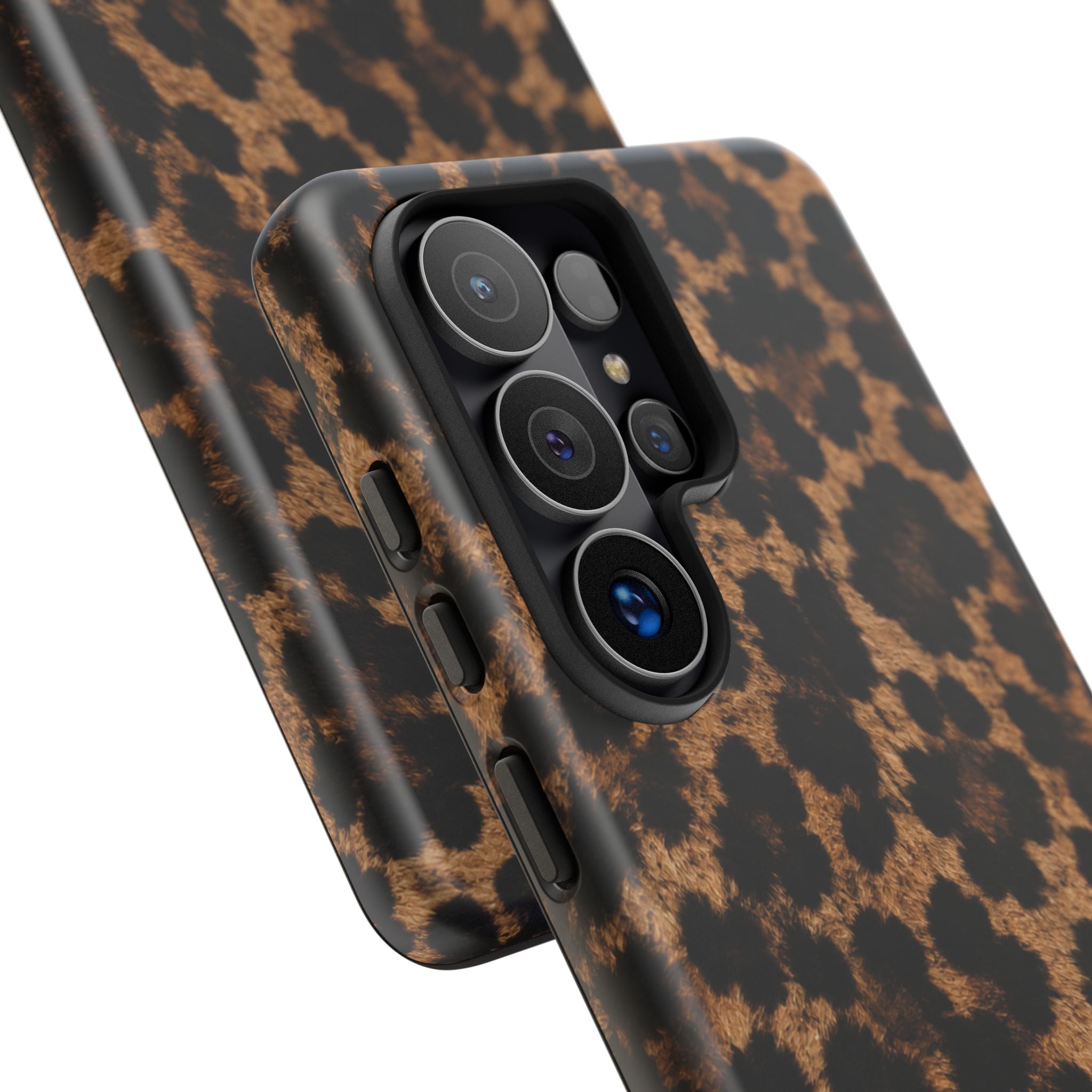 Leopard Print Phone Case — Personalized "your name" Monogram Tough Case