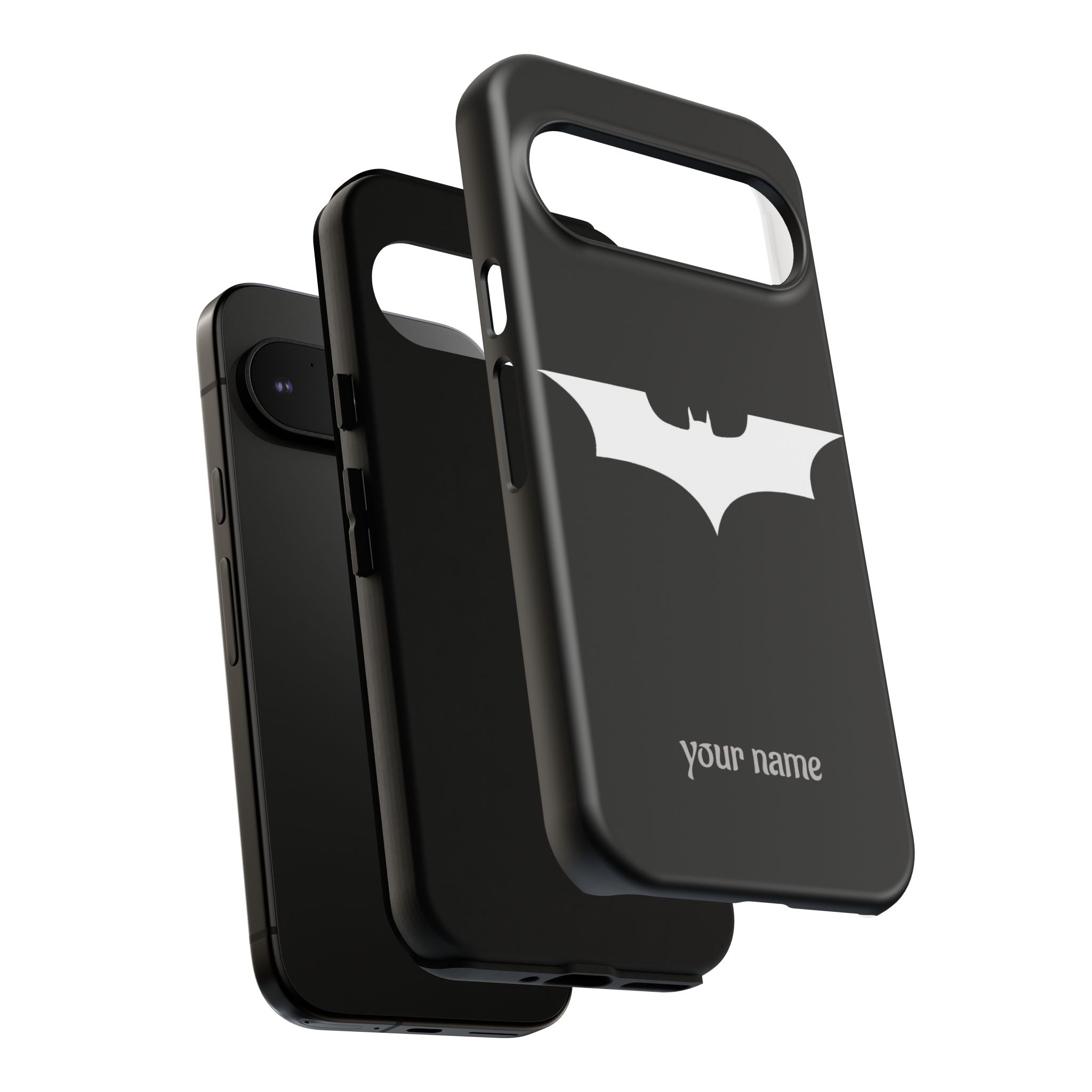 Phone Case — Personalized Bat Logo Tough Protective Case