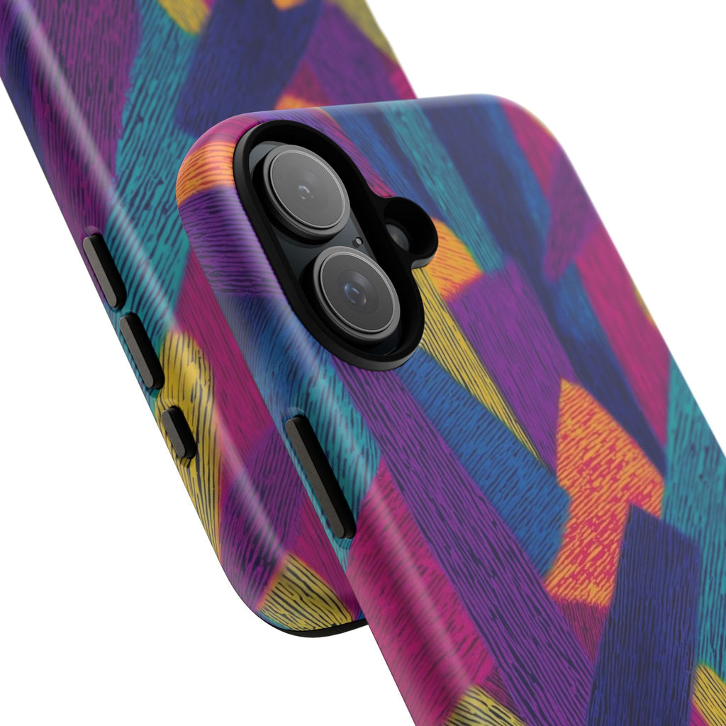 Personalized Colorful Abstract Phone Case — Custom 'your name' Design