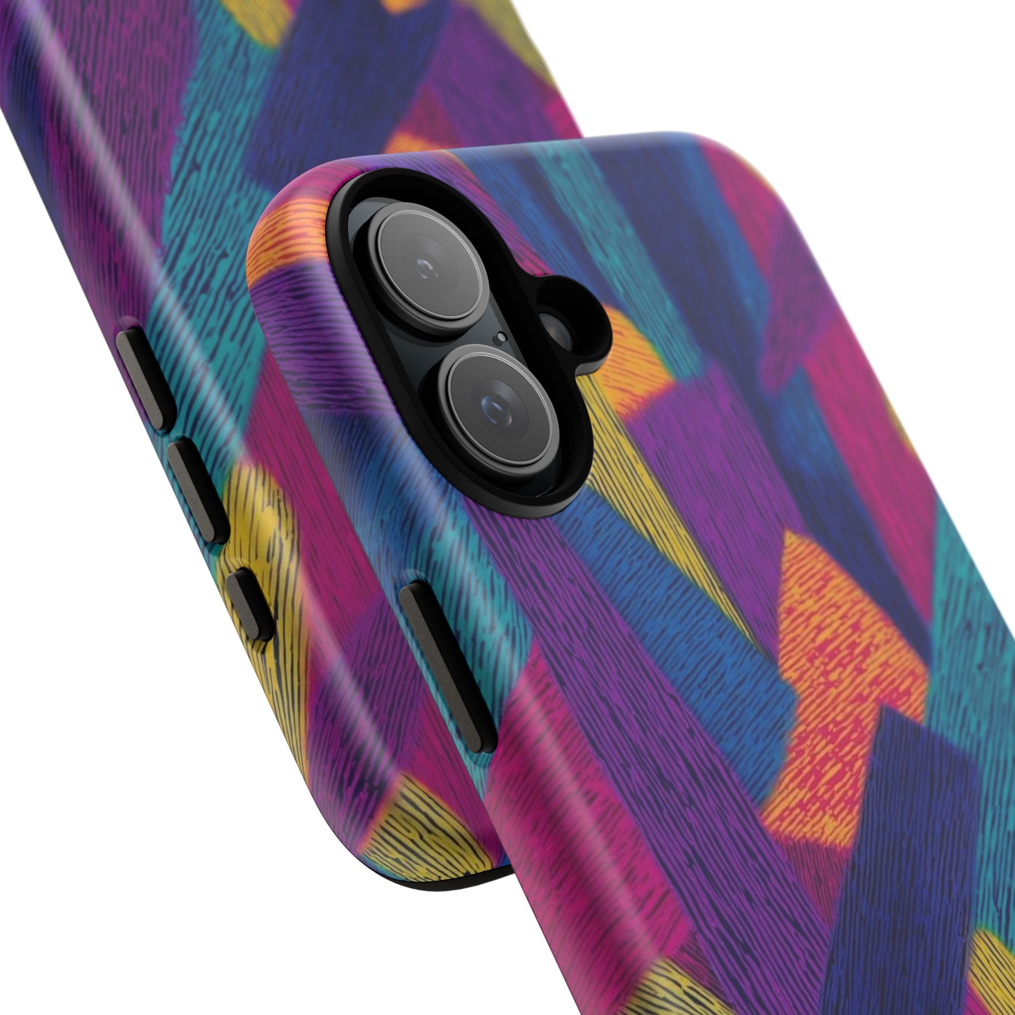 Personalized Colorful Abstract Phone Case — Custom 'your name' Design
