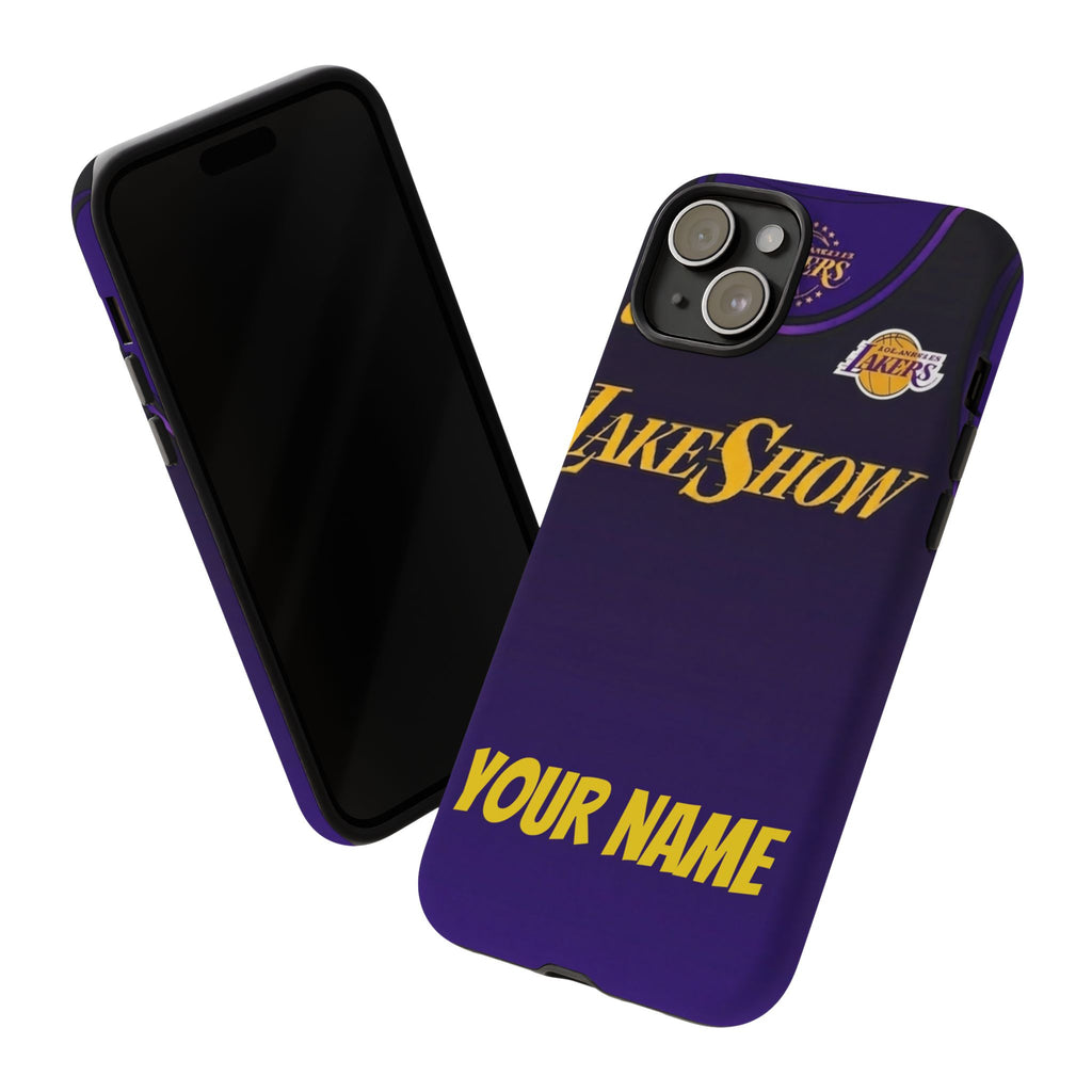 NBA Personalized Phone Case Lakers Tribute — Custom Name