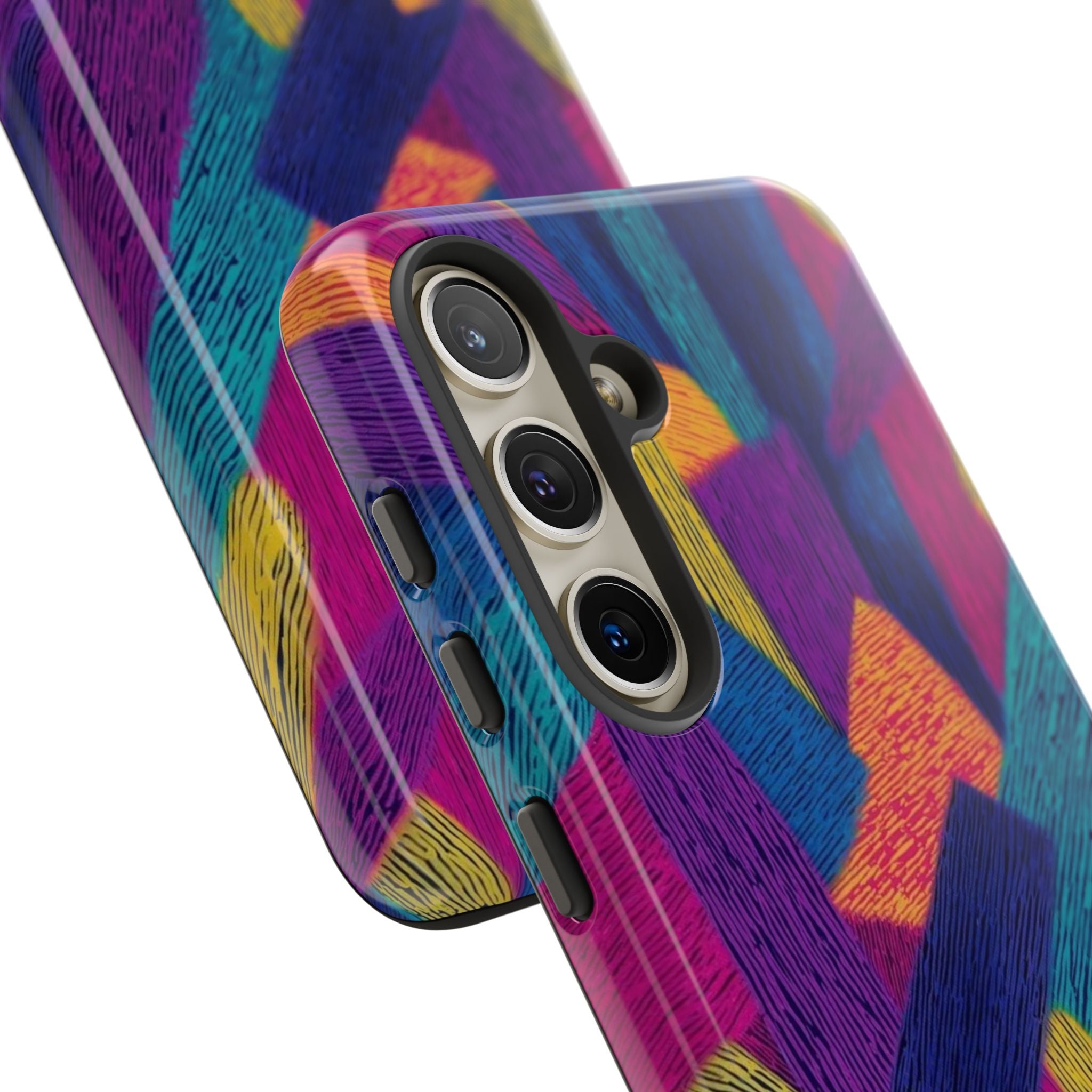 Personalized Colorful Abstract Phone Case — Custom 'your name' Design