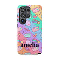 Cute Pastel Kawaii Cat Phone Case — Personalized "your name"